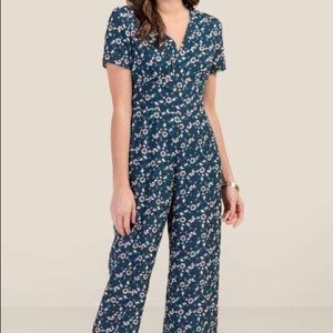 Francesca’s Floral Jumpsuit